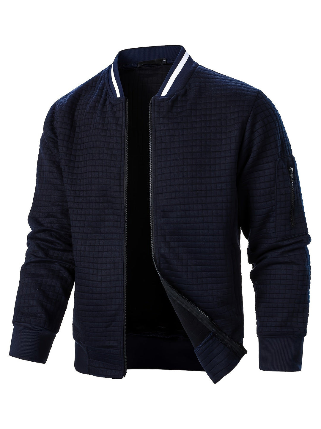 Benjie - Giacca Cardigan Con Collo Rialzato E Chiusura a ZIP