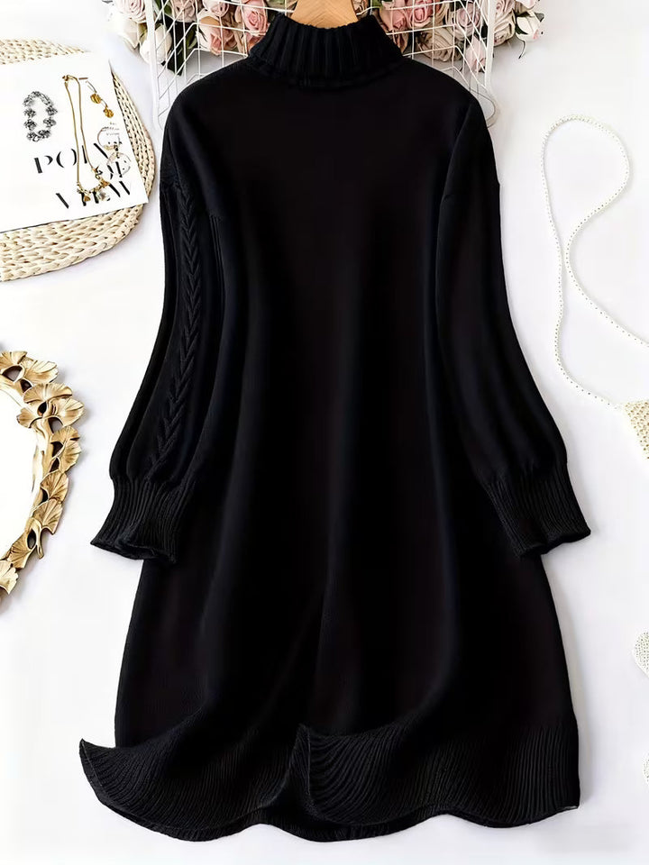Malkina - Comodo Abito-Maglione a Maniche Lunghe