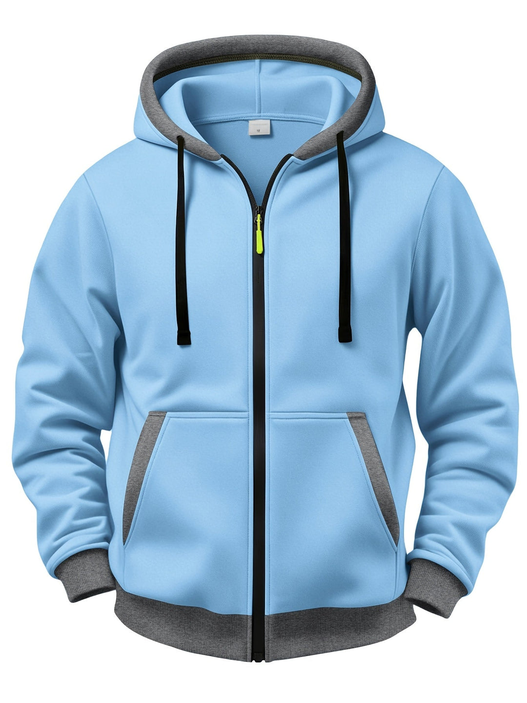 Mussoline - Maglia Invernale Casual a Maniche Lunghe Con Cappuccio E Cerniera