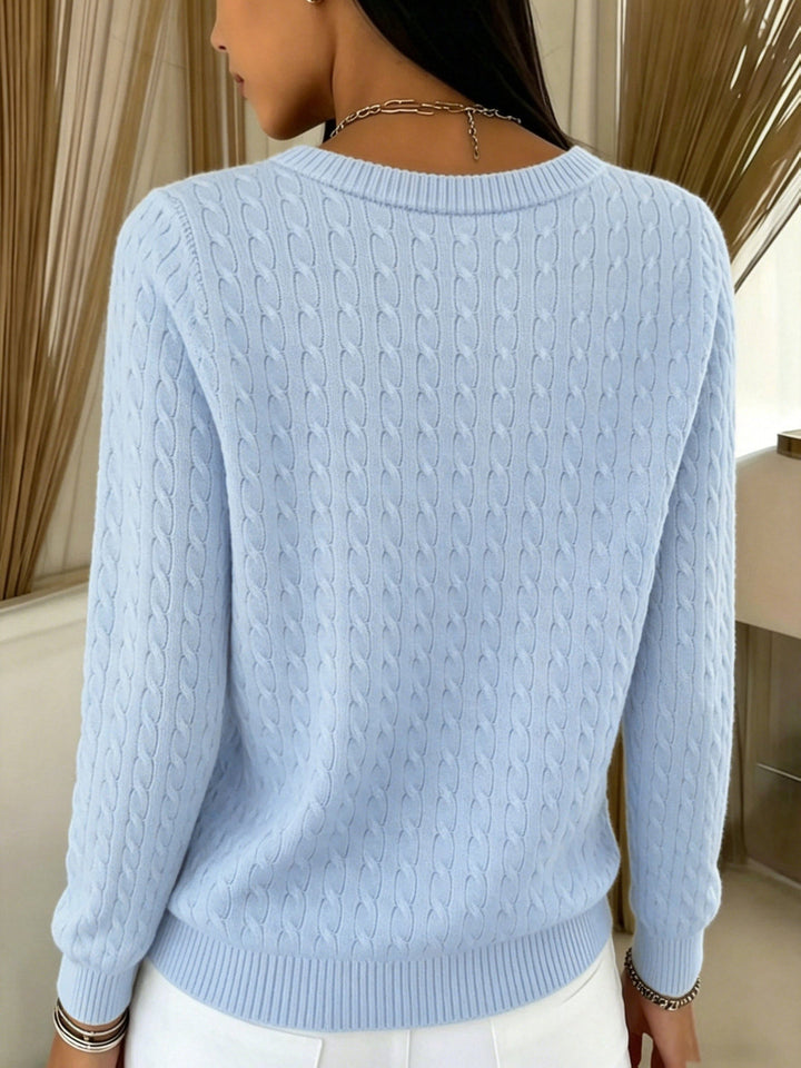 Kitija - Cardigan a Maglia Intrecciata Con Bottoni