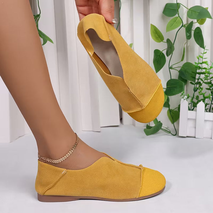 Bethan - Scarpe Basse Flessibili e Pieghevoli Con Punta Quadrata