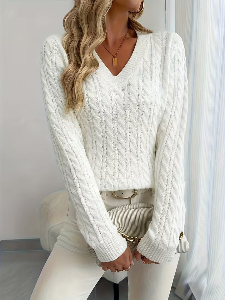 Lenea - Maglione a Maniche Lunghe Con Motivo a Trecce