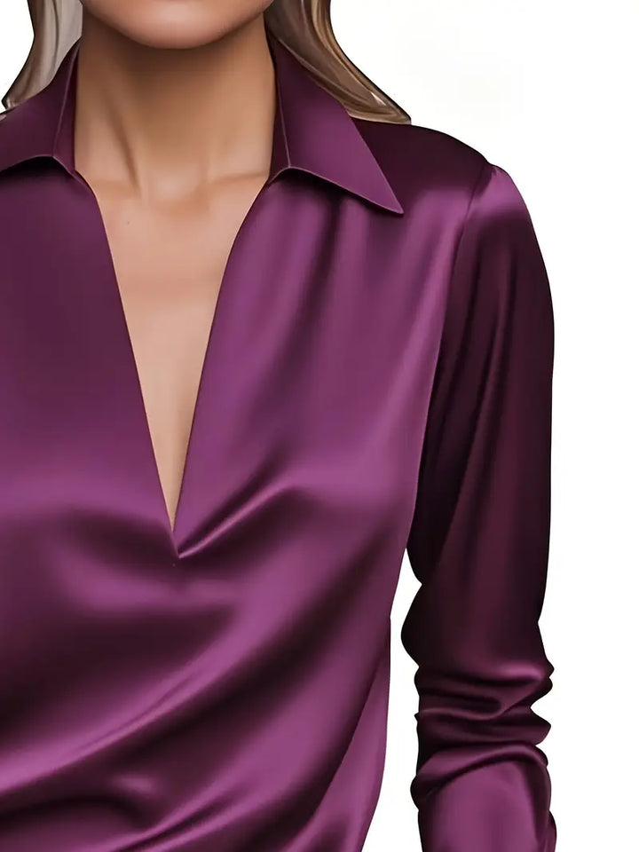 Nadene - Camicetta Con Scollo a V Premium