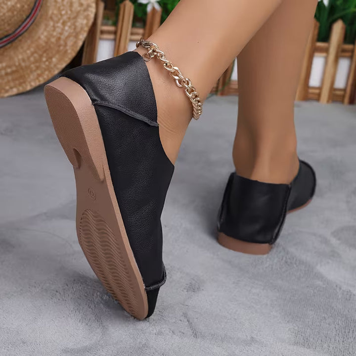 Bethan - Scarpe Basse Flessibili e Pieghevoli Con Punta Quadrata