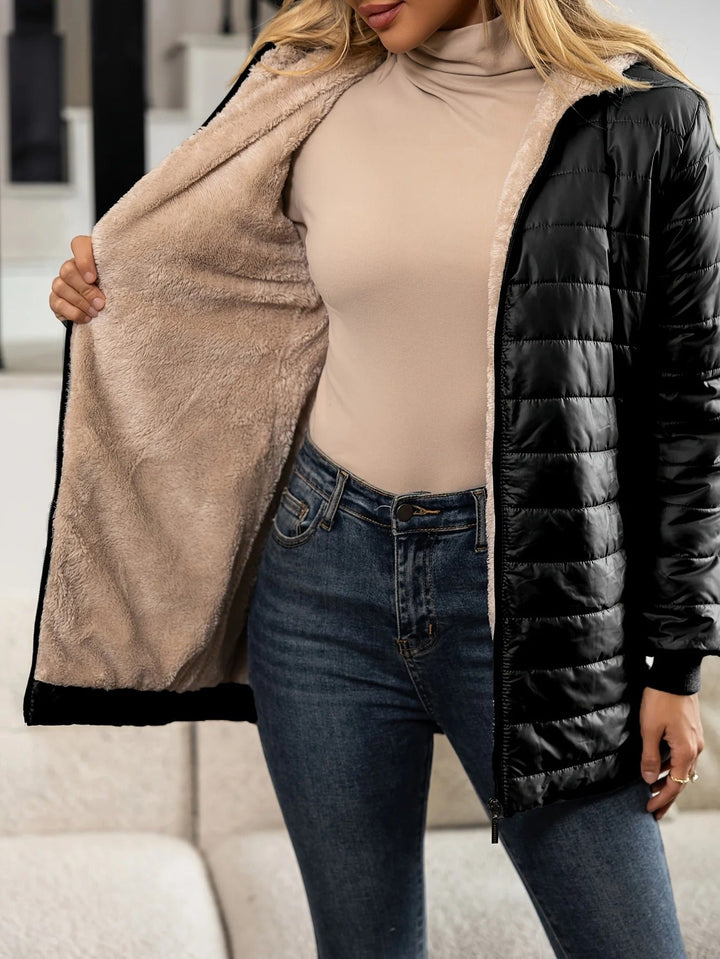 Mercy - Cappotto Invernale Foderato Con Cappuccio