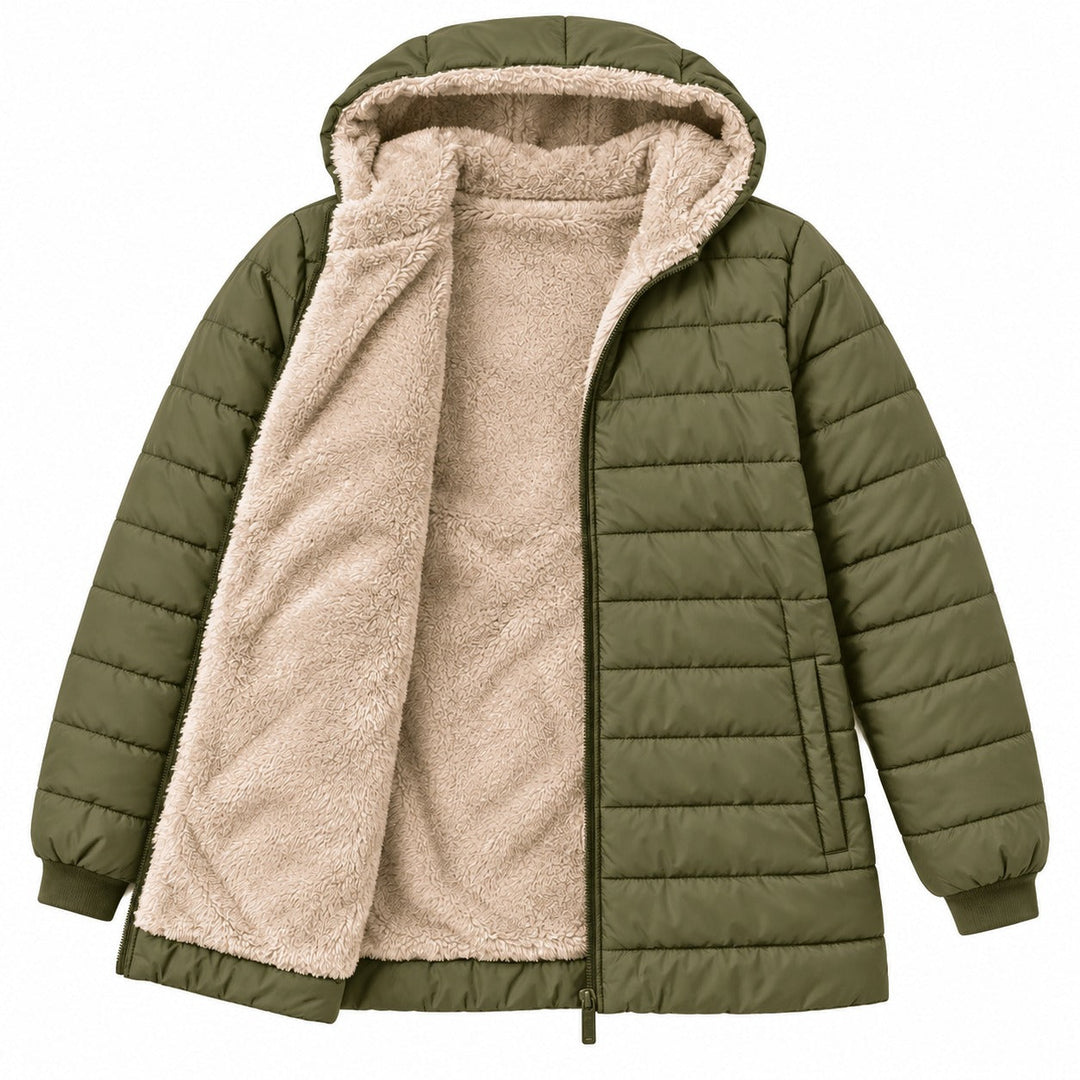 Mercy - Cappotto Invernale Foderato Con Cappuccio