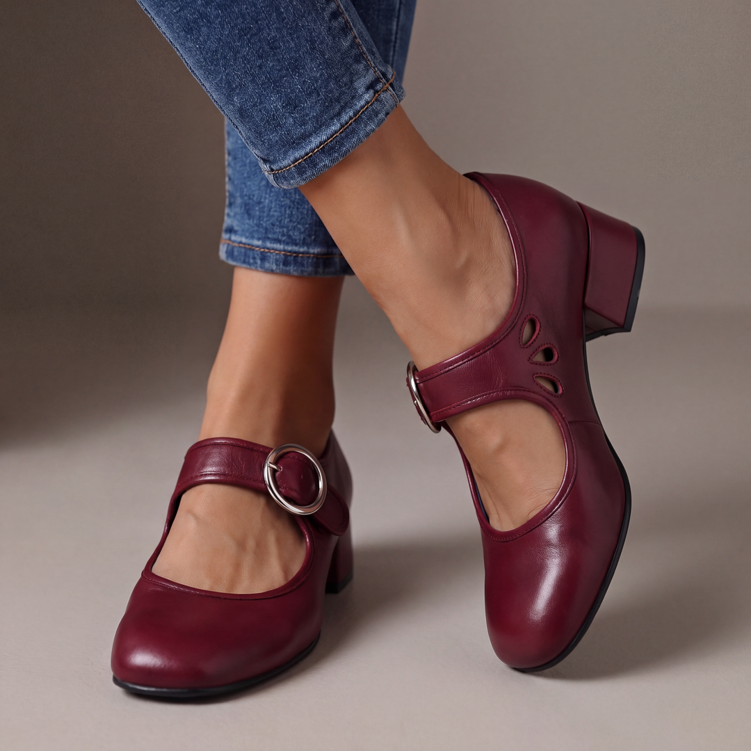 Kausar - Scarpe Comode in Pelle