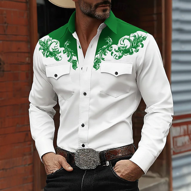 Leif - Camicia Classica In Stile Western