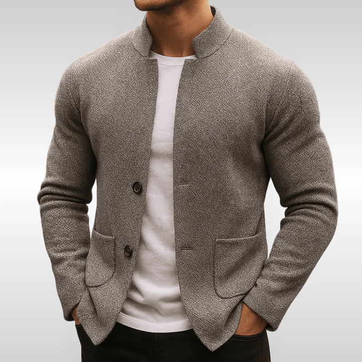 Sverker - Gilet in Maglia Testurizzata