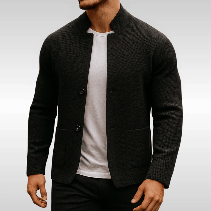 Sverker - Gilet in Maglia Testurizzata