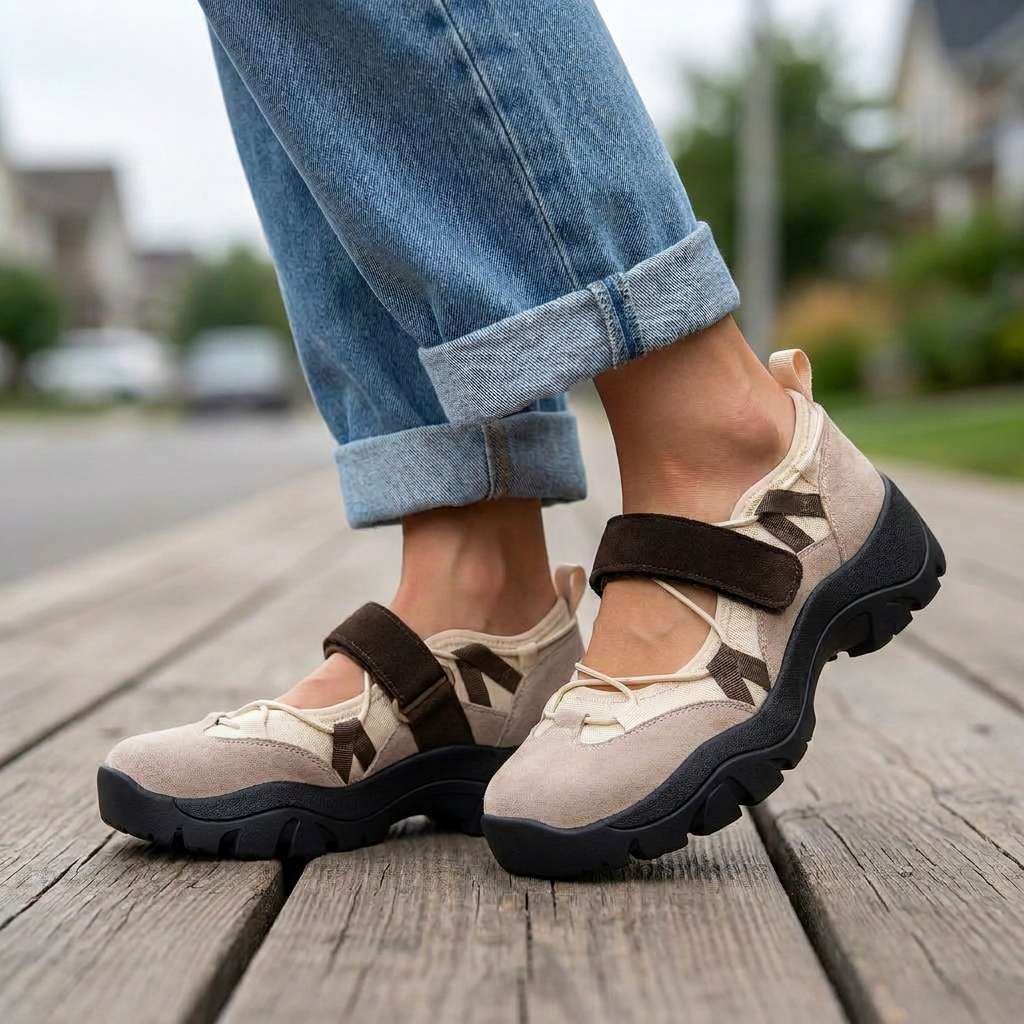 Vinilia - Sneakers Dal Profilo Massiccio Con Cinturino Regolabile