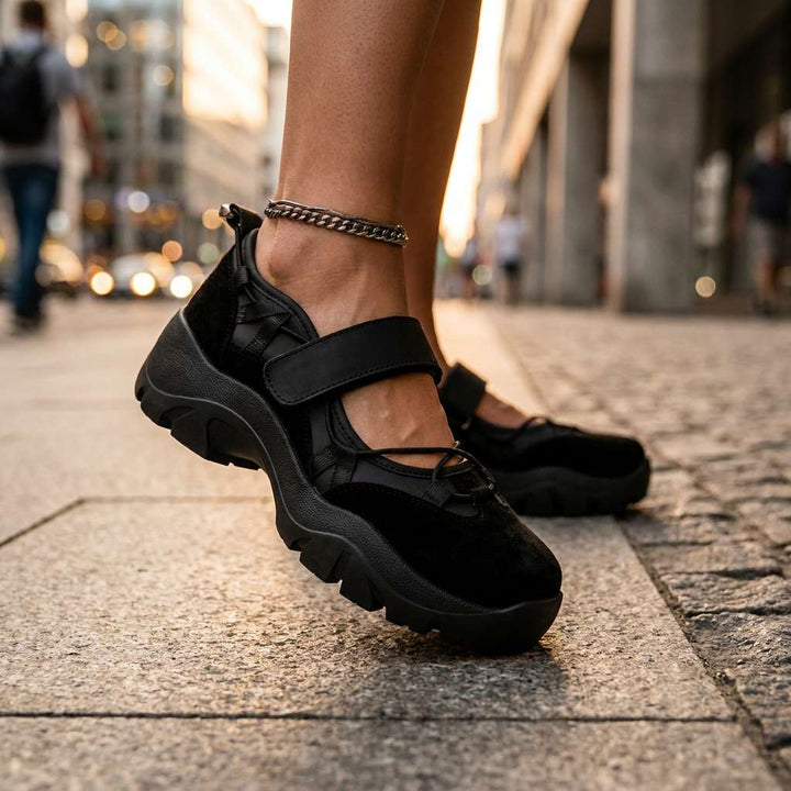 Vinilia - Sneakers Dal Profilo Massiccio Con Cinturino Regolabile
