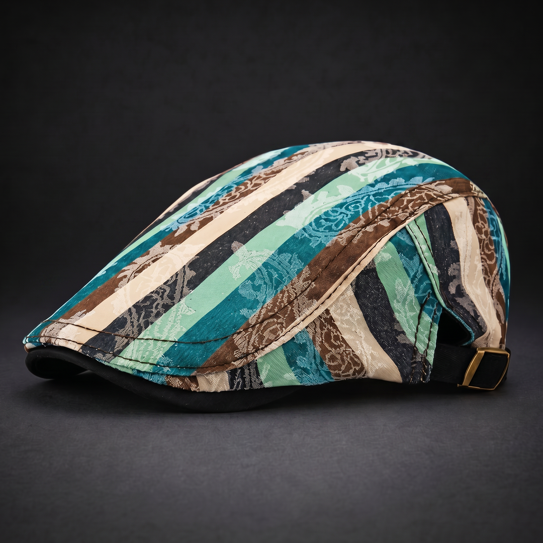 Leoan - Cappellino Piatto Con Motivo Vintage