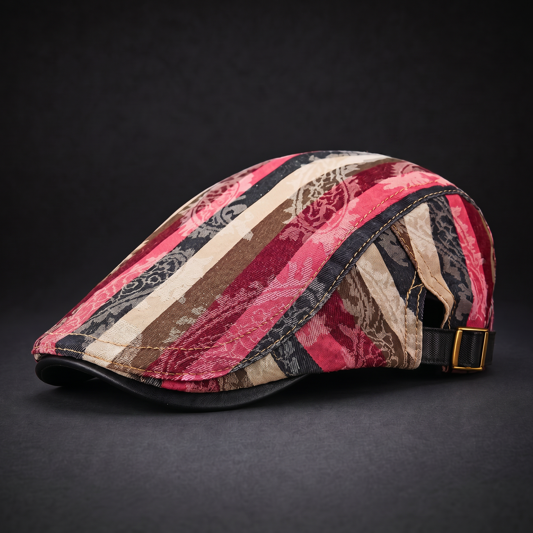 Leoan - Cappellino Piatto Con Motivo Vintage