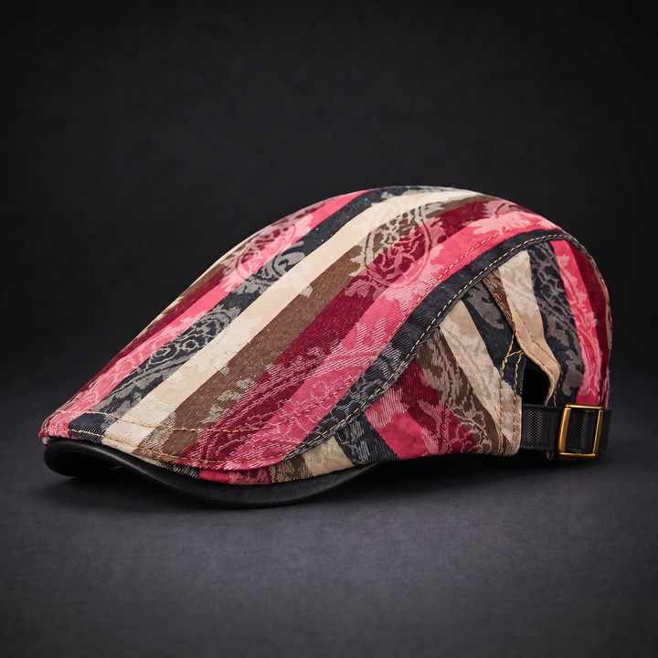 Leoan - Cappellino Piatto Con Motivo Vintage