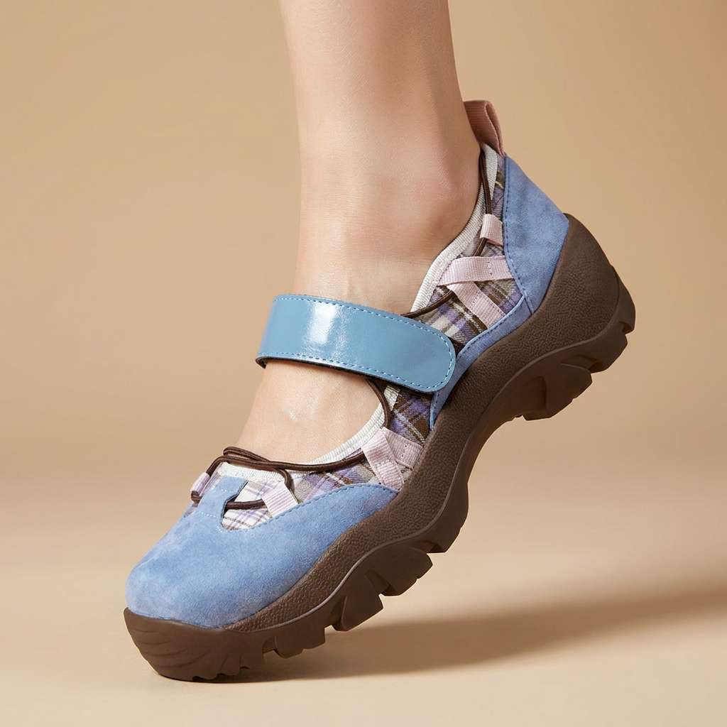 Vinilia - Sneakers Dal Profilo Massiccio Con Cinturino Regolabile