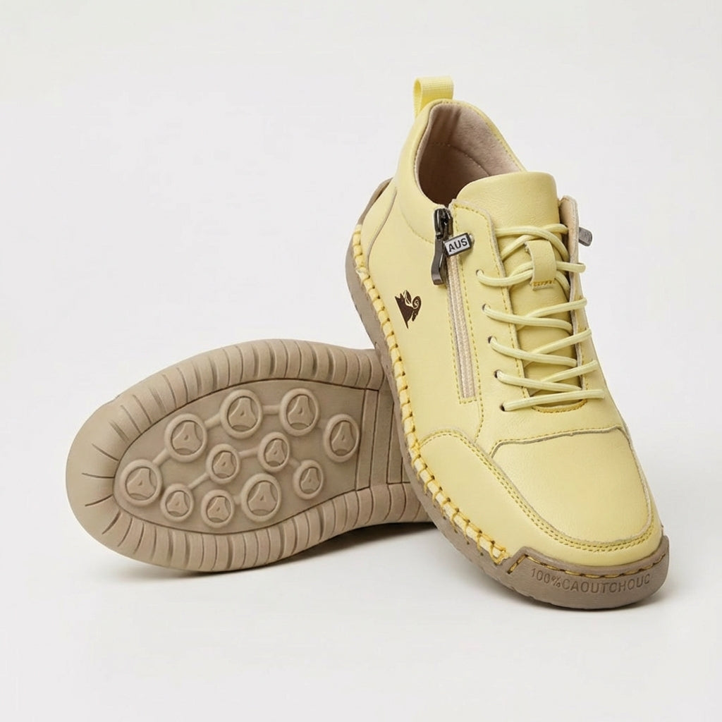 Schreiner - Scarpa da Ginnastica Con Lacci e Cerniera Laterale Con Cuciture a Contrasto