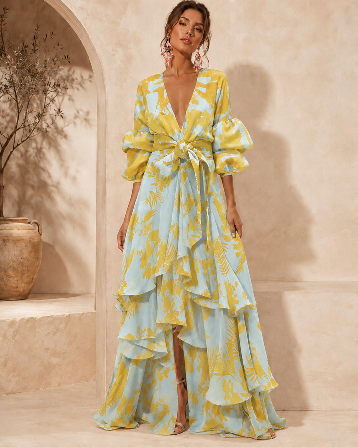 Liaya - Elegante Abito “Giardino Dei Coralli”