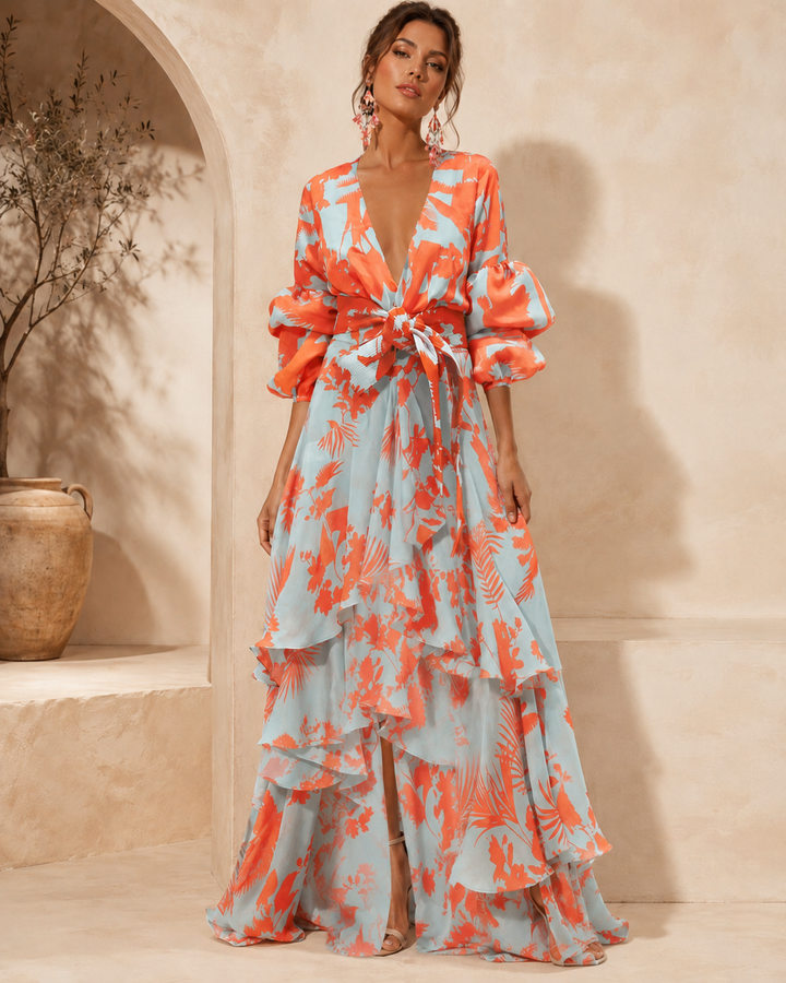 Liaya - Elegante Abito “Giardino Dei Coralli”