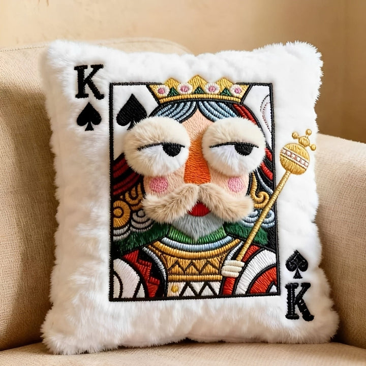 CrownPillow - Cuscino a Forma Di Picche In Peluche
