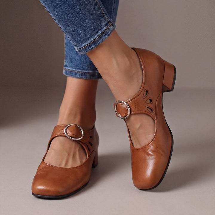 Kausar - Scarpe Comode in Pelle