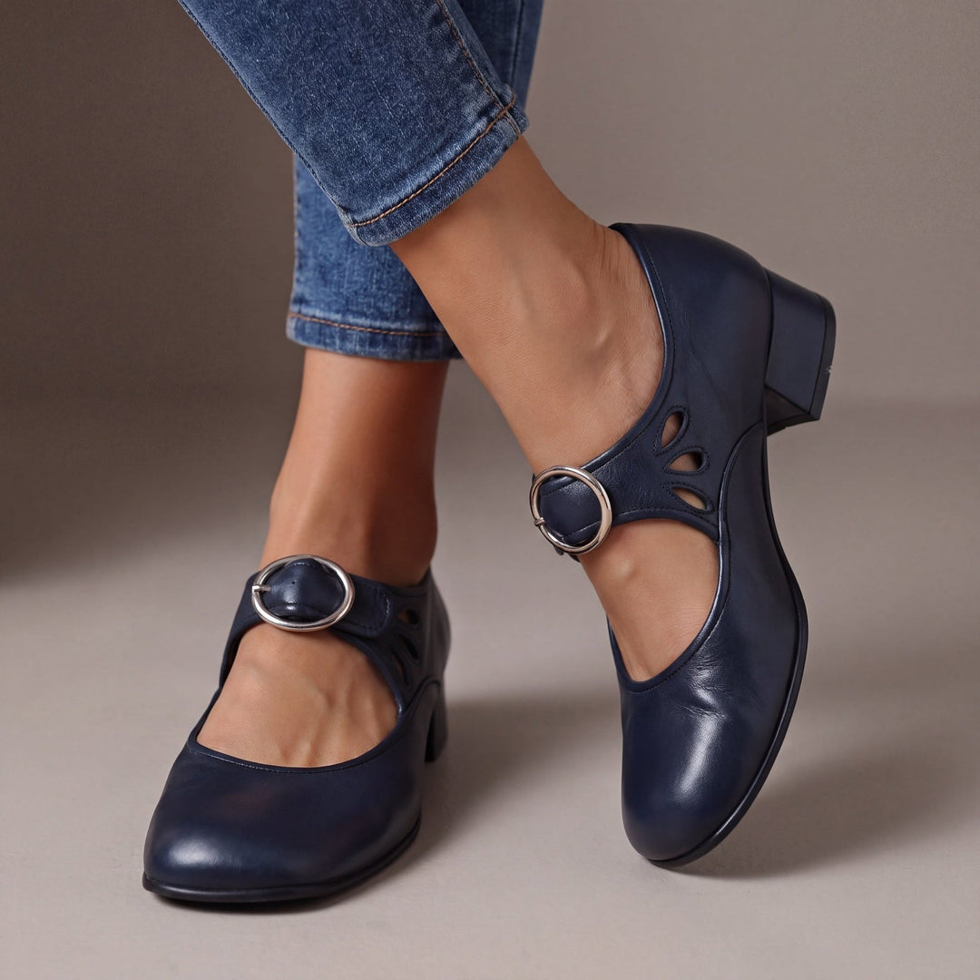 Kausar - Scarpe Comode in Pelle