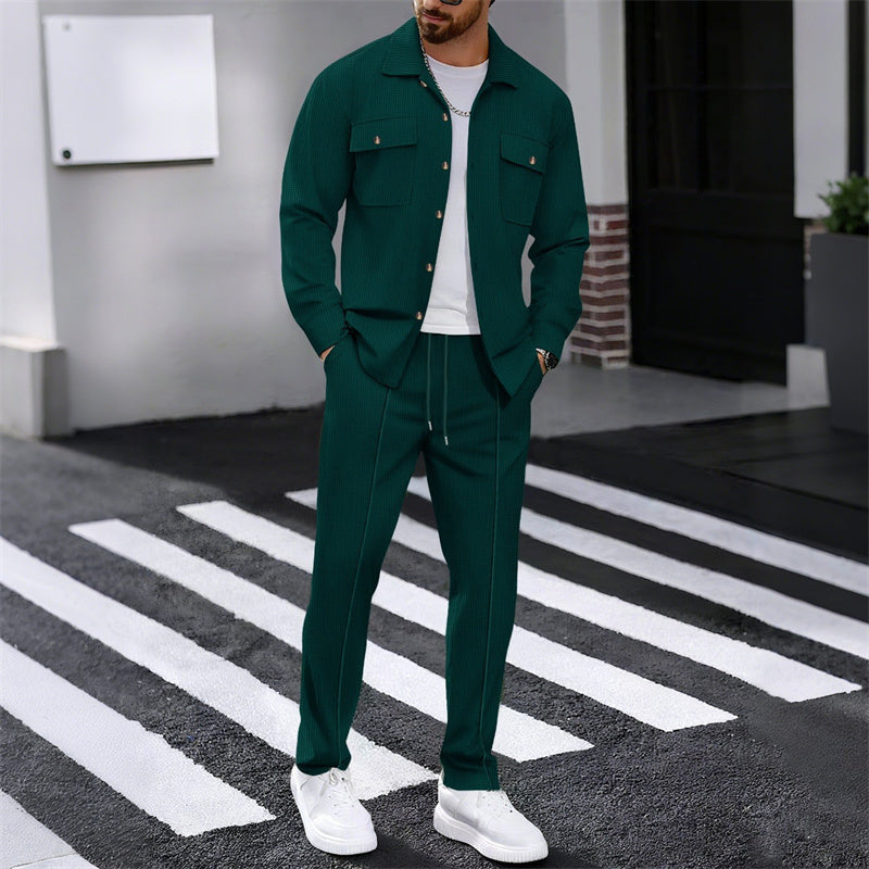 Gustave - Set Composto Da Camicia a Maniche Lunghe E Pantaloni