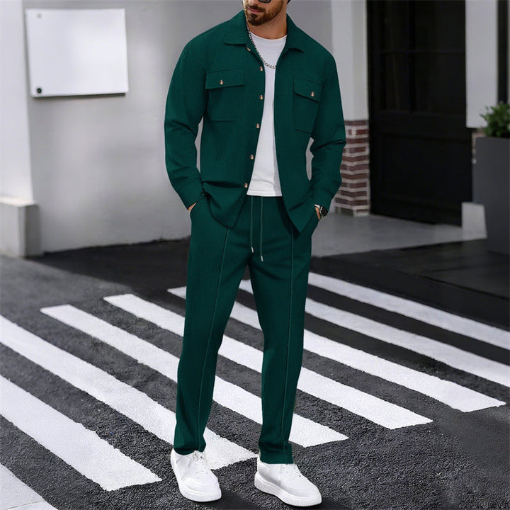 Gustave - Set Composto Da Camicia a Maniche Lunghe E Pantaloni