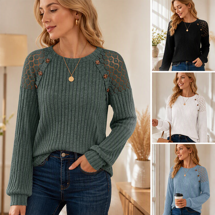 Jalia - Maglione In Maglia A Maniche Lunghe