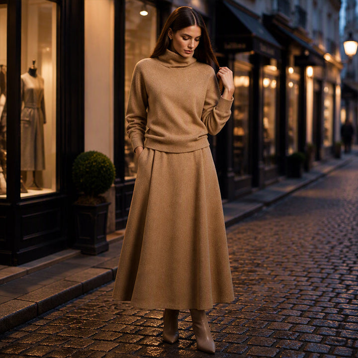 Gizem - Set Polo E Gonna Maxi