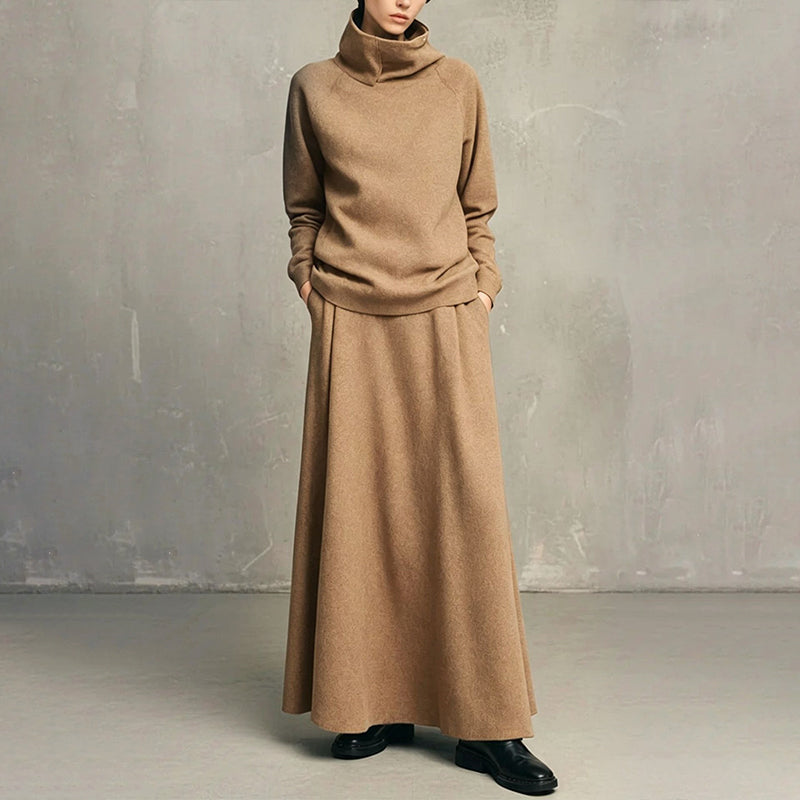 Gizem - Set Polo E Gonna Maxi