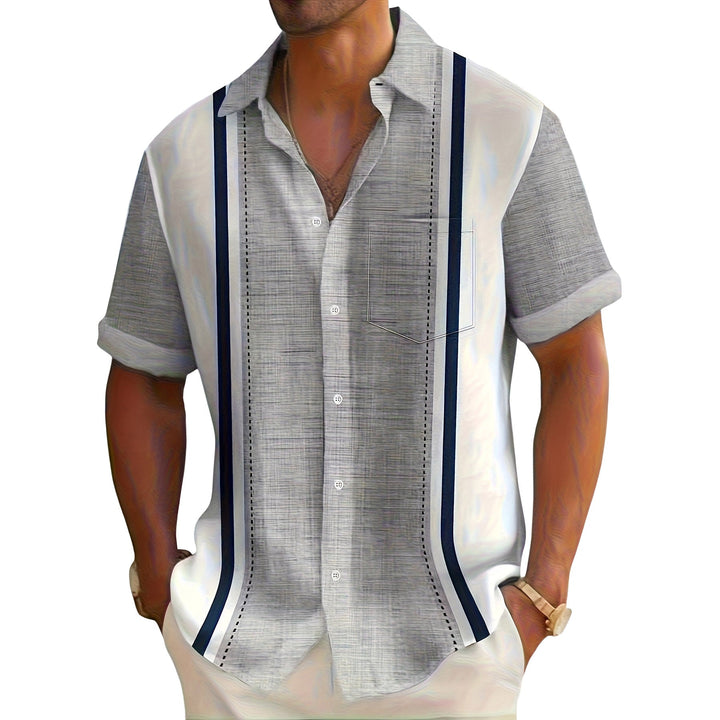 Nardo - Camicia Da Resort a Righe