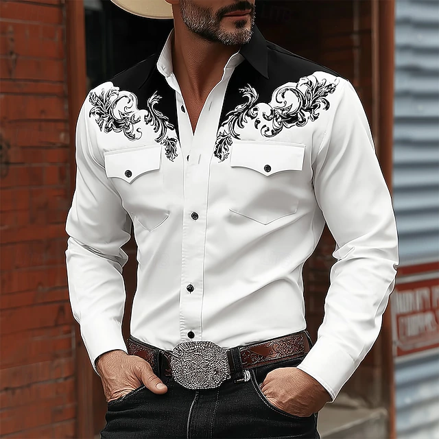 Leif - Camicia Classica In Stile Western