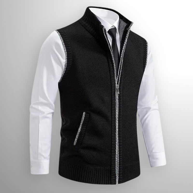 Obertan - Elegante Gilet Con Zip Integrale