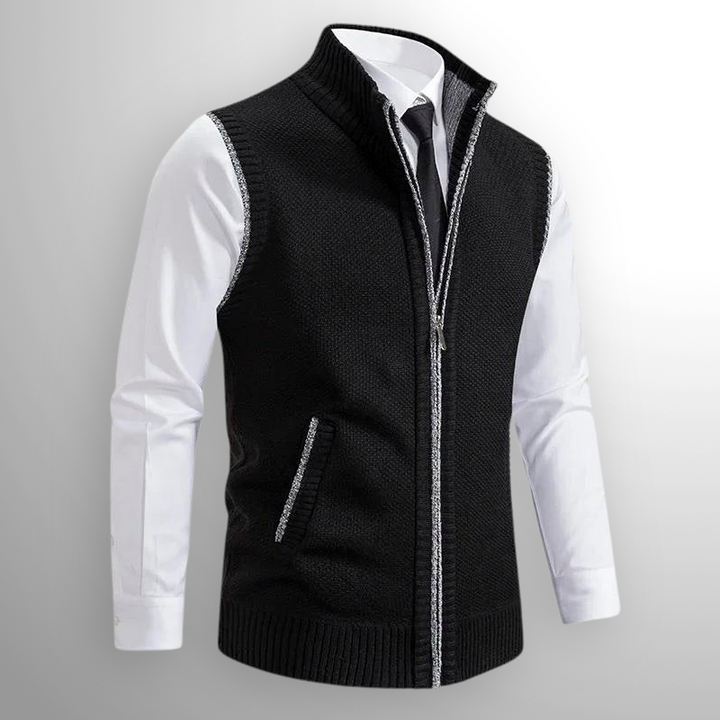 Obertan - Elegante Gilet Con Zip Integrale