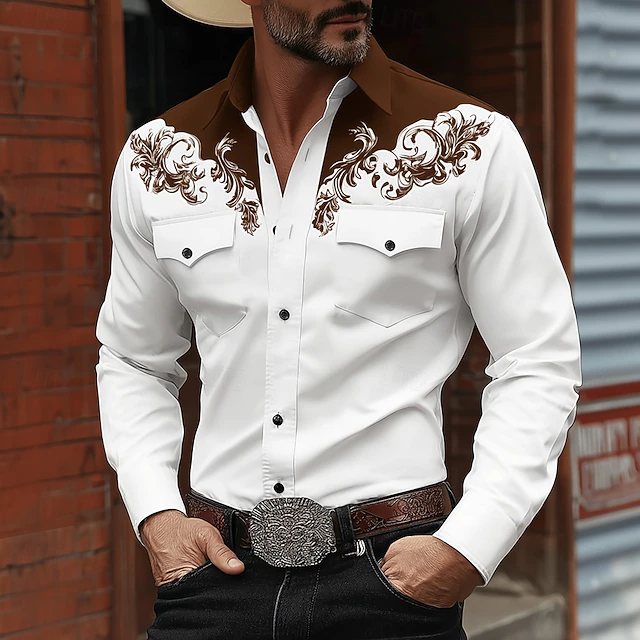 Leif - Camicia Classica In Stile Western